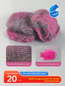 Nanotechnology Steel Wool Scrubber for Kitchen Oil Stain Removal