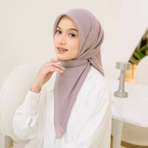 (SG Seller) Lozy Hijab - Haraa Voal Plain (Square Voal Premium Plain Lasercut)