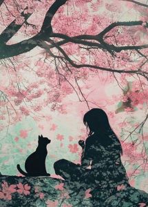 Oil Painting By Numbers Cherry Blossom DIY Number Drawing Canvas Pictures By Numbers Home Decor Large Size