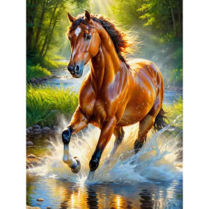 500/1000/1200/2000PCS Jigsaw Puzzle Majestic Beautiful Horse Animal Portrait For Adults Family Fun Relaxing Brain Teaser Gift