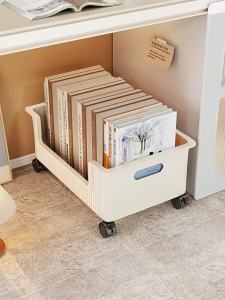 Under-Desk Movable Book Storage Box