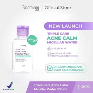 FACETOLOGY Acne Calm Micellar Water 100ml | Pembersih make up | Penghilang Jerawat