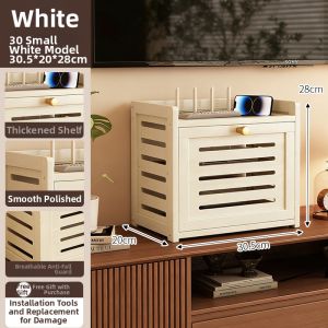 TUOJUE | Storage Organizer and Cover for Router Wi-Fi Box