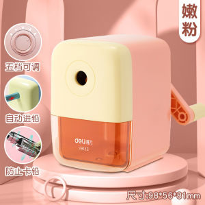 Đạo Cụ Vẽ Màu Deli VB158 Máy Xay Chì Tay Cầm Xoay Điều Chỉnh 5 Cấp Tự Động Cung Cấp Chì Cho Trẻ Em Mẫu Giáo