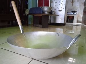 Wajan Nasgor Garut Uk 40 cm alumunium | Kuali Besar Nasi Goreng Garut awet toktok