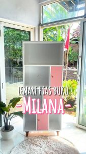 Adapta - Lemari Buku Minimalis & Lemari Hias Ruang Tamu Aesthetic