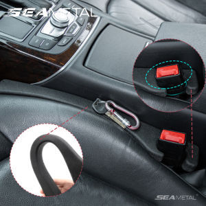 เครื่องมือรั่วแถบช่องว่างที่นั่งในรถยนต์แบบไร้รอยต่อ Universal PU - กันรั่วแถบช่องว่างกันเบาะที่นั่งพร้อมรูประดับรถอุปกรณ์ตกแต่งภายในรถยนต์