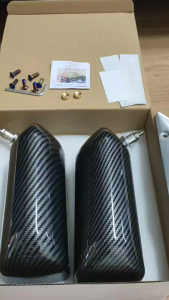 RN1 Racing กระจกคราฟสแควออนิว กระจกคราฟสแคว isuzu all new แป้นคาร์บอนครบชุด พร้อมน็อต บูชทองเหลือง