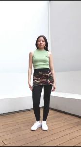 Sonata OLS - Rok Legging Olahraga / Senam / Gowes / Jogging / Aerobic / Rok Army Legging Polos 2 in 1 Olahraga Wanita High Quality 077