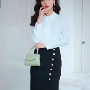 Blouse Wanita Big Size Korea Style fit 2XL Maydda - NOSH
