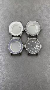 Starry Sky New 38mm Mens High Quality Stainless Steel Silver Watch Case Suitable For NH35/ETA PT5000 Movement Watch Accessories