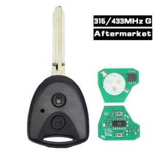 KEYECU 315MHz/433MHz G Chip OEM Board for Toyota AVANZA Wigo Grand 2016 2017 2018 for Daihatsu Xenia Alza Remote Key Fob