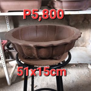 Terracotta clay pot semi cascade