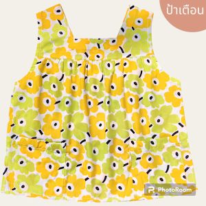 เสื้อคอกระเช้า ป้าเตือน ขนาด S/M/L เสื้อลายดอก สดใส เนื้อผ้าคุณภาพดี งานเนี๊ยบ