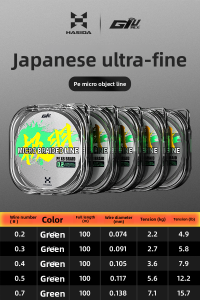 HISTAR | Ultra-Fine Hastrad Extreme Feather Micro-Line For Long Casting Professional Fishing Line Durable PE Monofilament Main Line