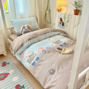 JoynCleon | Cotton Bedding Set For Students & Babies New Model Duvet Cover