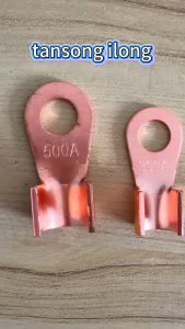Open End Red Copper Thickened Lug Terminal for Wire Cable and Battery Cable Crimp Connector