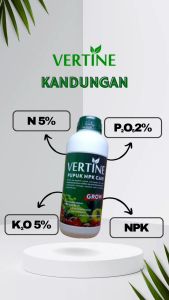 Pupuk NPK VERTINE GROW 1 Liter