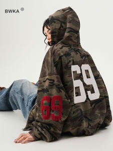 BWKA | American Streetwear Camo Hooded Casual Jacket Men Women Spring