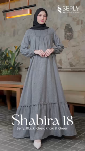 GAMIS SEPLY SHABIRA 18 DRESS TERBARU DAILY KASUAL KEKINIAN KONDANGAN KULIAH TERMURAHHH 2025