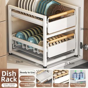 Pull-out Multi-layer Drawer Storage Rack