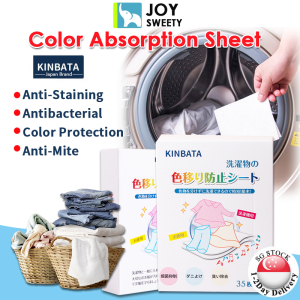 🇸🇬 Kinbata Color & Dirts Absorption Colour Catcher Laundry Sheet Color absorber Color Absorption Sheet color catcher