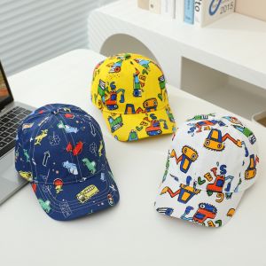 Full-Color Graffiti Cartoon Pattern Baseball Cap Trendy and Unique for Children. Perfect for Wearing at Amusement Parks.