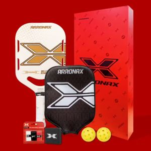 ARRONAX Elite X3 16MM Carbon Traction Pickleball Paddle - Power & Attack 145MM Handle