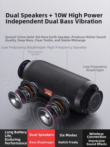 Weilade | Bluetooth New Model Powerful Portable Wireless Speaker