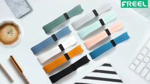 CNAGAIN Silicone Chính Hãng Dây Đeo Đồng Hồ Thông Minh Cho Đồng Hồ 20Mm Samsung 40Mm 44Mm Đồng Hồ 5 Pro 45Mm Dây 4/5 Cho Galaxy Watch 4 Classic 42Mm 46Mm