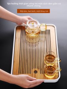 XIANGYE | Khay Trà Lưu trữ Nước Phong cách Nhật Bản Đơn giản