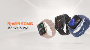 RIVERSONG MOTIVE 6 PRO SMART WATCH | BLUETOOTH CALLING | IP68 WATER RESISTANCE| 1.83 IN FULL TOUCH DISPLAY | 200+ WATCH FACES| 100+ SPORT MODE | | BLOOD OXYGEN MONITOR | DIGITAL CROWN BUTTON