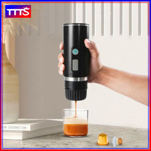 Mini Espresso Machine Portable Electric Coffee Machine Fully Automatic Fit Universal Capsule Coffee Powder Travel Rechargeable Coffee Maker