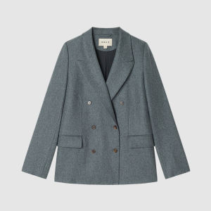 ICICLE | Winter Silky Wool Thin Notch Lapel Womens Blazer