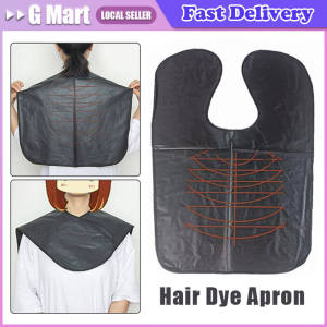 Hair Cutting Collar Waterproof Colouring Cape Barber Cloth Hairdressing Hair Dye Gown Perm Baking Oil Cape Tool Haircut Cape Hair Dye Tools Short Square Black Waterproof Hairdressing Salon Barber Hair Cutting Cape Cloth Wrap Hairdressing Cape Barber