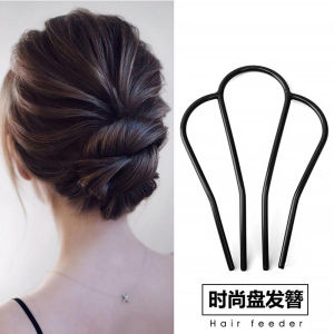 Bun Iron Hair Plug Fixed Braided Hair Bean Bag Updo Tools Handy Gadget Headdress Hair Band U-Shaped Hair Pin Hair Comb