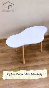 💥Bàn Decor Bàn Trà Hình Đám Mây Xinh Xắn Thiết Kế Hiện Đại Thích Hợp Trang Trí Mọi Không Gian