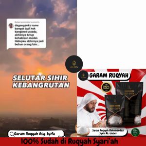 Meruqyah/Menetralisir Rumah Toko Tempat Usaha dari Energi Negatif atau Jin Garam Ruqyah AsySyifa Original 750 Grm Annajah Assur Annur Alqholas