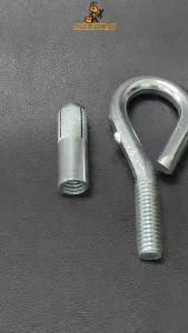 Nasara J Type Metal Fan Hook Ceiling Hanger Threaded Fan Hook Wall Plug Bracket / Penyangkut J Kipas Siling / 风扇钩