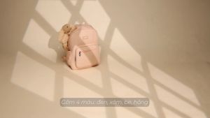 Balo nữ thỏ bông jellycat bunny cao cấp NATOLI nhiều ngăn đi học cute phong cách hàn quốc - BST Sweet Bunny Backpack B28