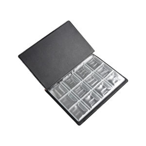 1pc Coin Collection Book Album with 120 for Displaying Tokens Medallions and Badges Double Row Scrapbook for Collectors