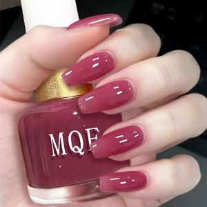 Summer Quick Dry Water-Based Nail Polish Set for Girls Non-Peelable Ice Transparent White Enhancing Nail Art Nude Color