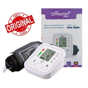 Taff Omicron Tensimeter Digital Alat Tensi Darah / Pengukur Tekanan Darah / Blood Pressure Monitor / Sphygmomanometer B869