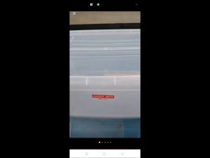 กล่องพลาสติกมีล้อ ฝาล็อค ความจุ 30 ลิตร ขนาด กว้าง 49 x ยาว 35 x สูง 27 ซม.