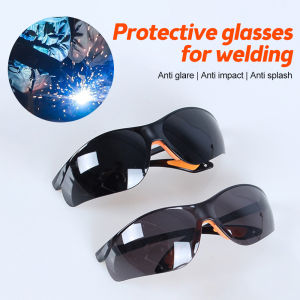 Security Supplies Grey Black Welding Welder Goggles Dustproof Windproof Safety Goggles Safety Protective Glasses Women Men