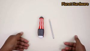 Obeng Amerika Bolak Balik Mata Plus Minus Panjang 20 Cm / Planet Hardware