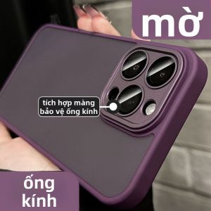MENGKE.CASE | Ốp Lưng Chống Vân Tay bề Mặt Mờ cho iPhone