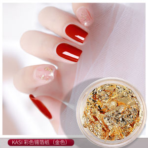 Nail Art Gold Foil Paper Supplies Nail Ornament DIY Bride Nail Gold Foil Silver Foil Crystal UV Nail Sticker