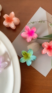 AI-C1373 Jepitan Rambut Cantik Hair Clip Bunga Bali Elegan Style / Jepit Rambut Wanita Motif Bunga