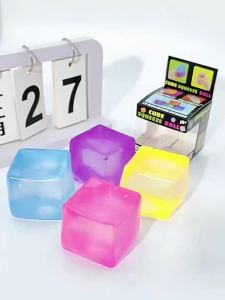 Nice Cube Slow Rising Sensory Fidget Cube Stress Relief Anxiety Sensory Tool for Focus ADHD & Office Desk Calming Gadget